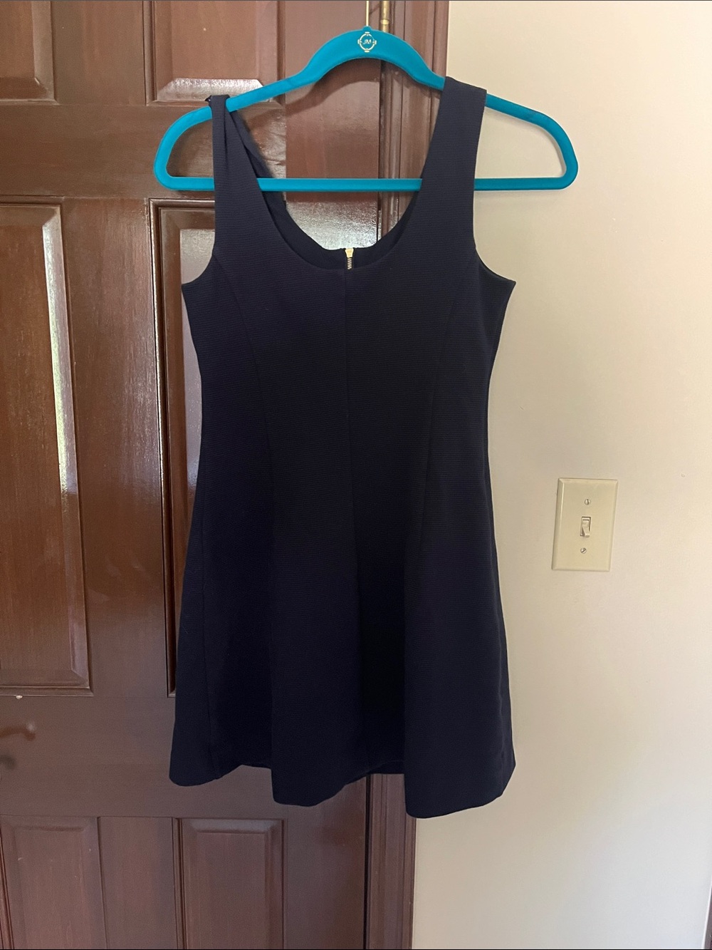 Lilly Pulitzer Navy Sleeveless A-Line Mini Dress